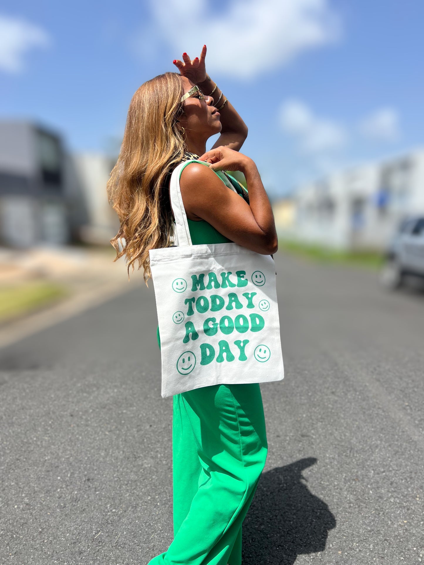 Good day tote bag