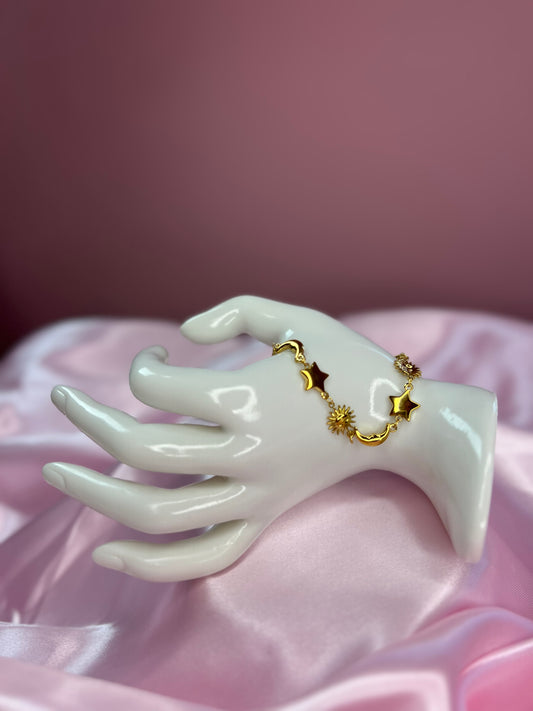 Midi moon| sun bracelet